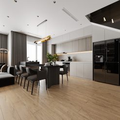 Gạch giả gỗ 195x1200 LU19120_4602 mang tông màu ấm áp