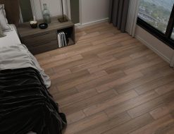 Gạch giả gỗ 150x900 LUWL91513NS bề mặt mờ màu nâu đậm