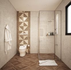 Gạch giả gỗ 600x600 LULC6601W sở hữu đường vân độc đáo