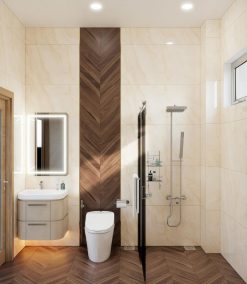 Gạch giả gỗ 600X1200 LUBL126W2 xương cá khổ lớn