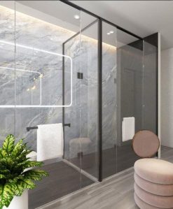 Gạch giả gỗ 200x1000 LULC20103 bề mặt mờ mịn màu xám