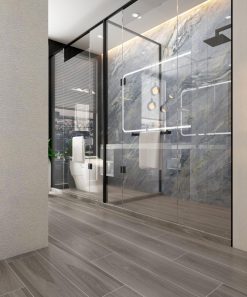 Gạch giả gỗ 200x1000 LULC20103 bề mặt mờ mịn màu xám