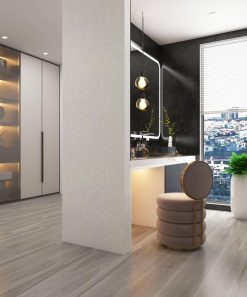 Gạch giả gỗ 200x1000 LULC20103 bề mặt mờ mịn màu xám