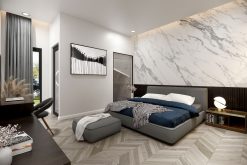 Gạch giả gỗ 600x1200 LUBL126W3 xương cá màu xám