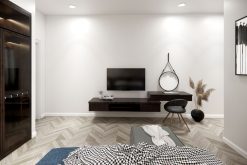 Gạch giả gỗ 600x1200 LUBL126W3 xương cá màu xám