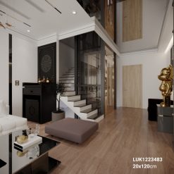 Gạch giả gỗ 200x1200 LUK1223483 Trung Quốc chống trơn