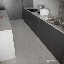Gạch terrazzo mờ 600x600 LUALPS BIANCO
