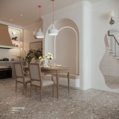 Gạch terrazzo mờ 600x600 LUPIZZARO MINT