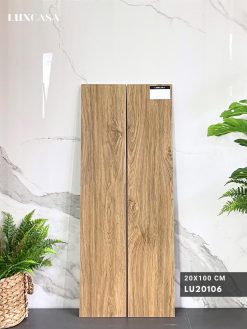 Gạch giả gỗ 200x1000 LU201006 bề mặt mờ nguồn gốc Trung Quốc