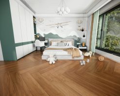 Gạch giả gỗ 200x1200 PND58 vẻ đẹp tối giản hiện đại