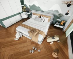 Gạch giả gỗ 200x1200 PND58 vẻ đẹp tối giản hiện đại