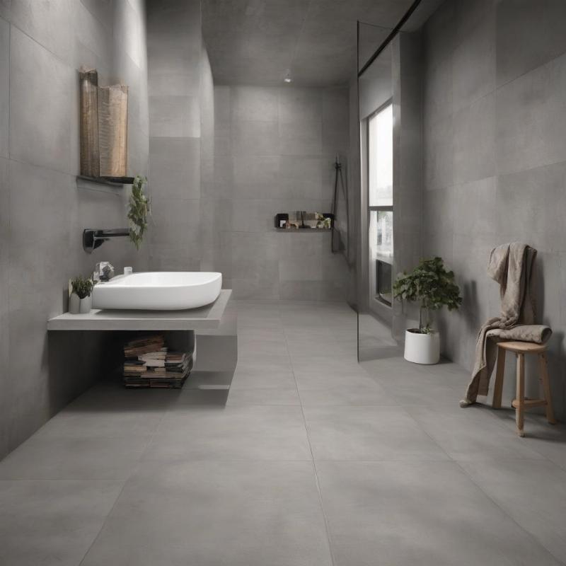 Gạch Giả Xi Măng 600x600 Phong Cách Hiện Đại