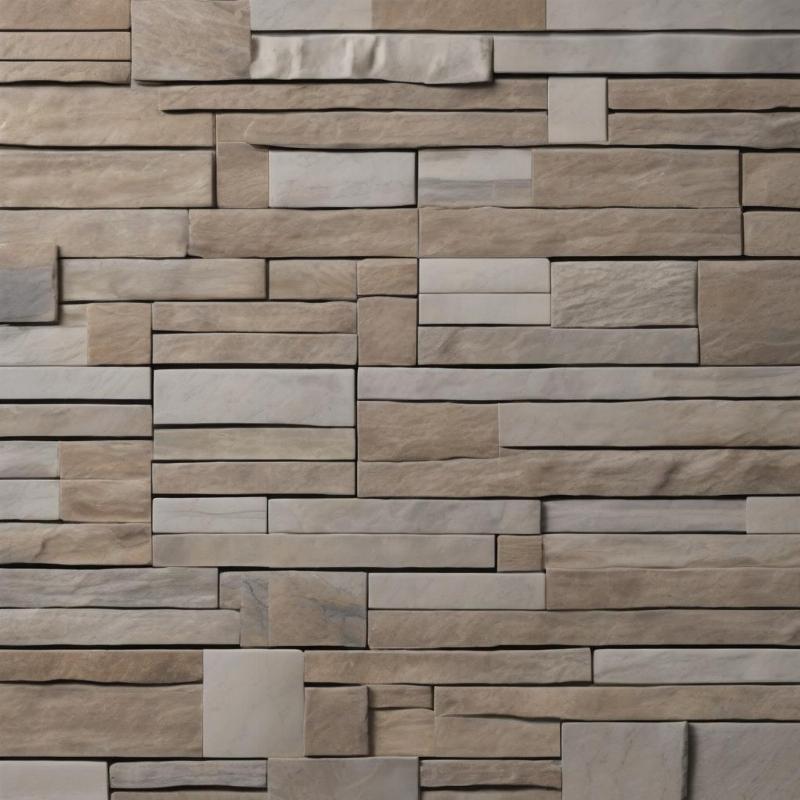 Mẫu gạch giả đá ốp cổng hàng rào