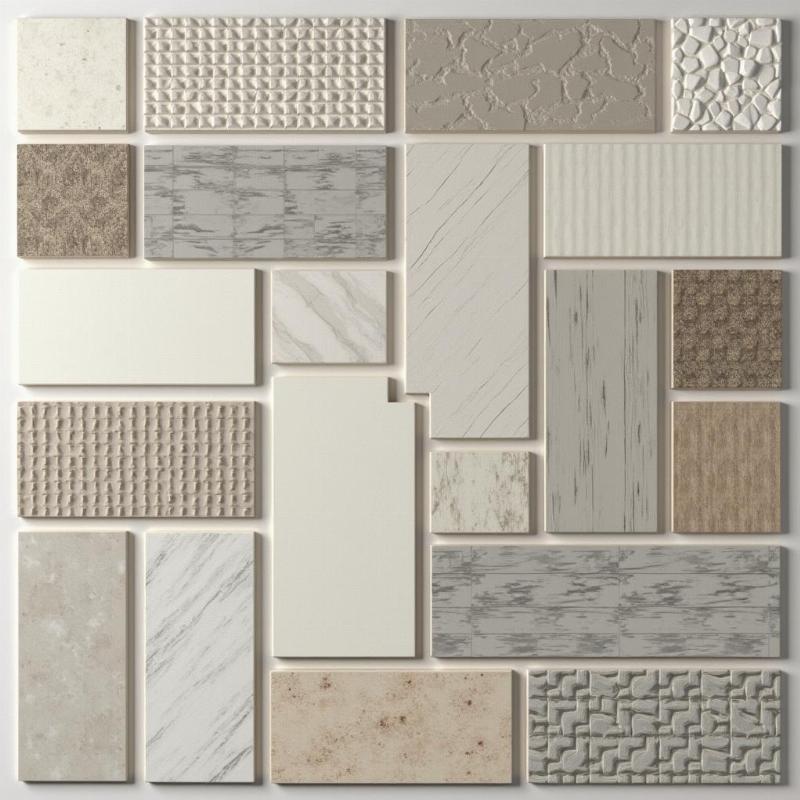 Da dang cac loai, kich thuoc va hoa tiet gach lat nen cho moi phong cach.
