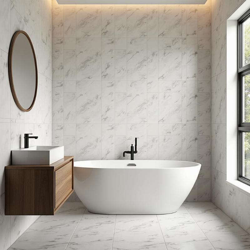 Hình ảnh gạch ốp nhà vệ sinh 30x60 đẹp, đa dạng mẫu mã tại Gạch Men Thanh Tùng