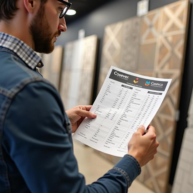 Bảng giá gạch Cosevco mới nhất 2025 tại Gạch Men Thanh Tùng cập nhật liên tục