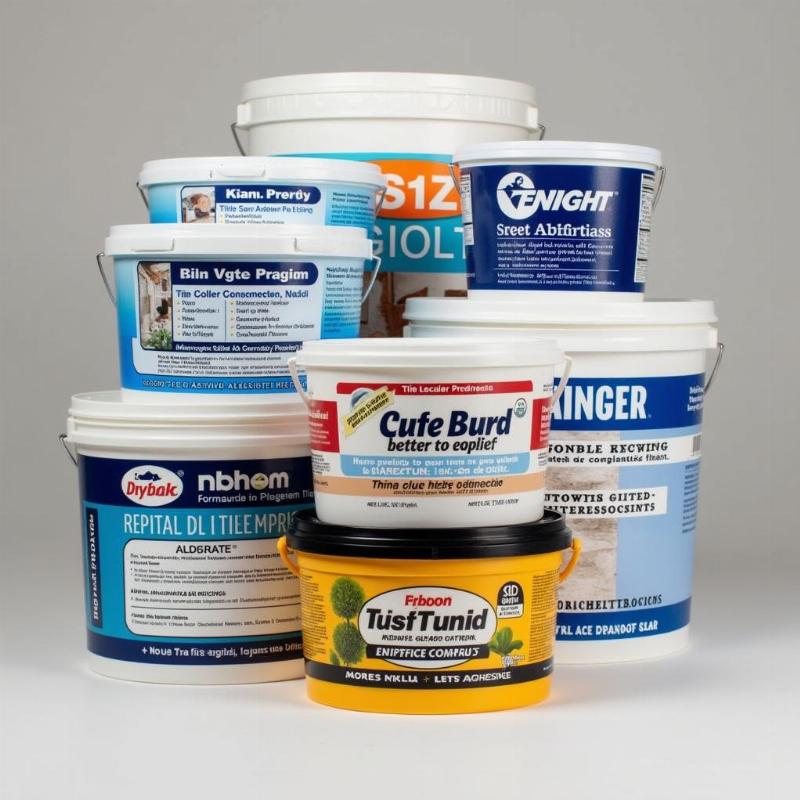 Hình ảnh các loại keo ốp lát gạch khác nhau ảnh hưởng đến giá