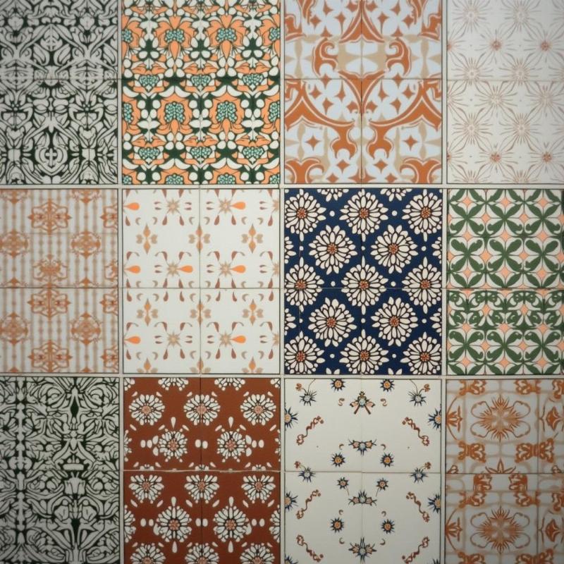 Các mẫu gạch lá nem 200x200 đa dạng màu sắc, họa tiết tại Gạch Men Thanh Tùng.