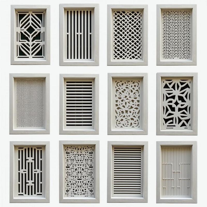 Các mẫu gạch thông gió đẹp, đa dạng ứng dụng cho nhà ở hiện đại