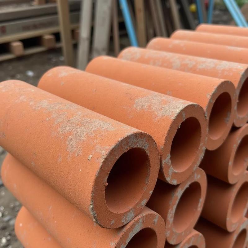 Hinh anh gach ong 4 lo My Xuan duoc su dung rong rai trong xay dung tuong cong trinh