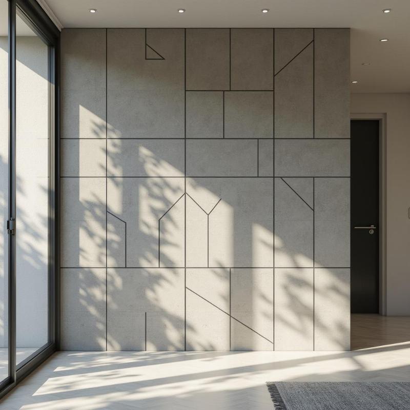 Gach bong gio xi mang duoc ung dung lam vach ngan trang tri hoac mat tien thong gio hieu qua.