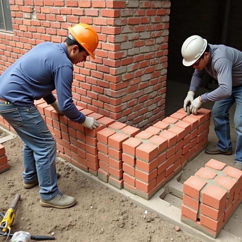 Ung dung thuc te cua gach ong 4 lo My Xuan trong cac du an xay dung nha o